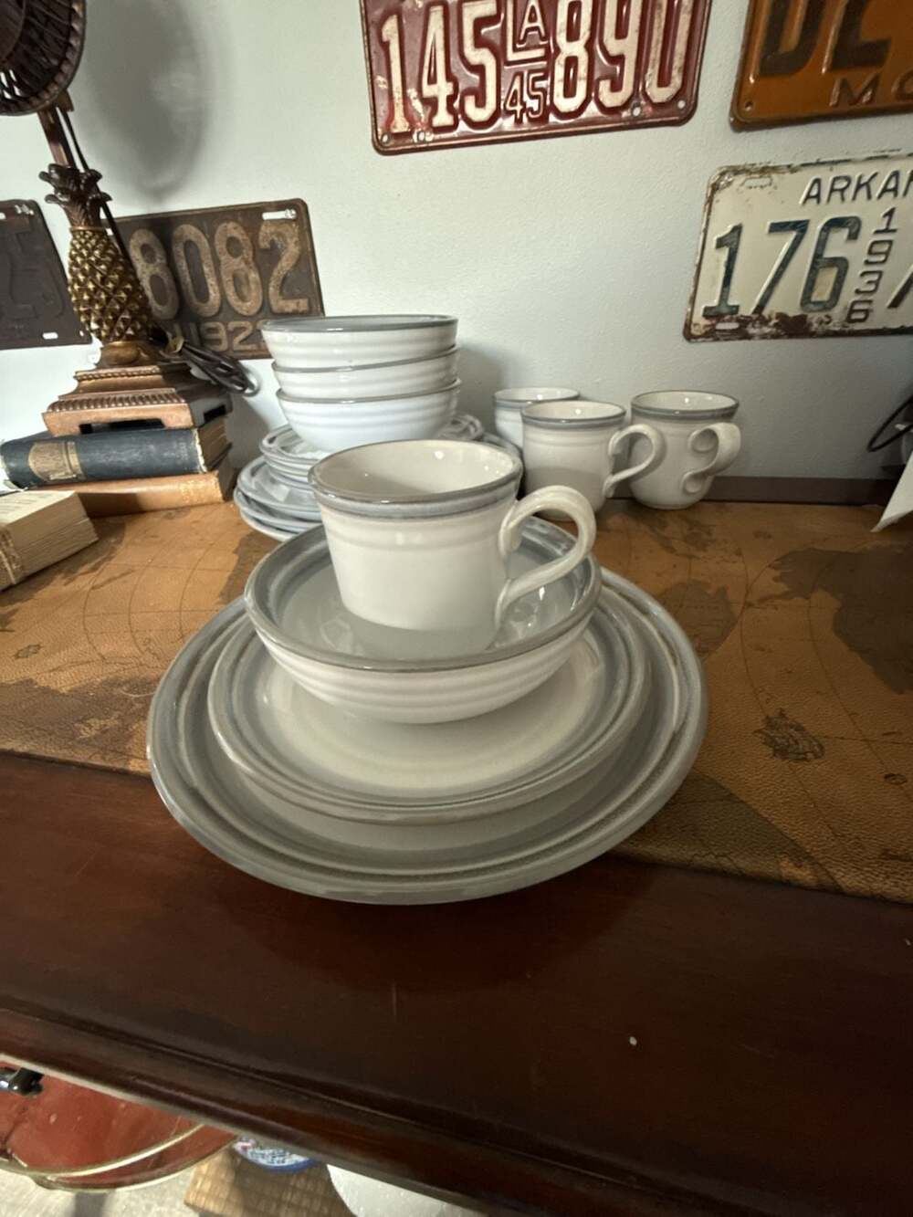 Noritake Stoneware Sierra Twilight 8667 Dinnerware Set
